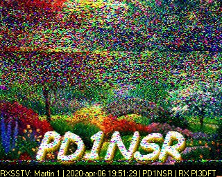 PD1NSR: 2020-04-06 de PI3DFT