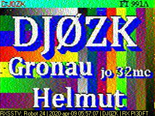 DJ0ZK: 2020-04-09 de PI3DFT