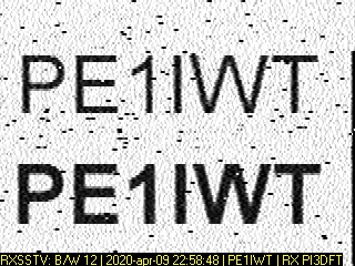 PE1IWT: 2020-04-09 de PI3DFT