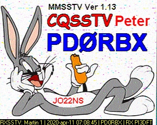 PD0RBX: 2020-04-11 de PI3DFT