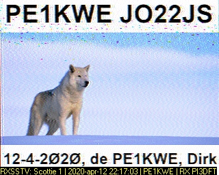 PE1KWE: 2020-04-12 de PI3DFT