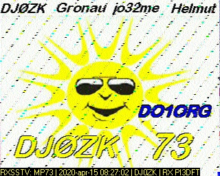 DJ0ZK: 2020-04-15 de PI3DFT