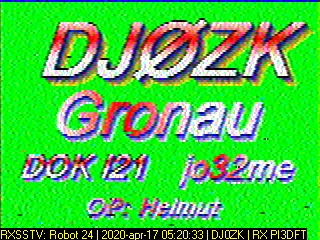 DJ0ZK: 2020-04-17 de PI3DFT