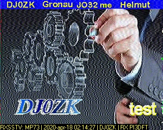 DJ0ZK: 2020-04-18 de PI3DFT