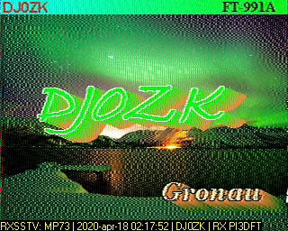 DJ0ZK: 2020-04-18 de PI3DFT