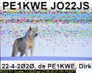PE1KWE: 2020-04-22 de PI3DFT