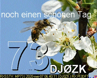 DJ0ZK: 2020-05-07 de PI3DFT