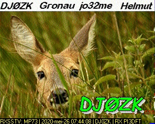 DJ0ZK: 2020-05-26 de PI3DFT