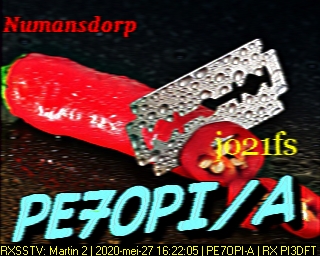PE7OPI-A: 2020-05-27 de PI3DFT
