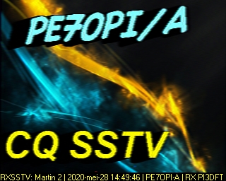 PE7OPI-A: 2020-05-28 de PI3DFT
