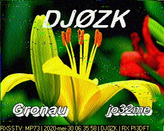 DJ0ZK: 2020-05-30 de PI3DFT