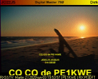 PE1KWE: 2020-06-03 de PI3DFT
