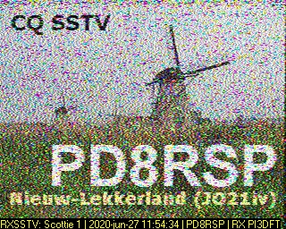 PD8RSP: 2020-06-27 de PI3DFT