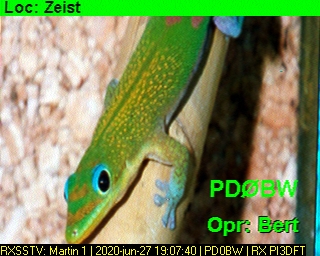 PD0BW: 2020-06-27 de PI3DFT
