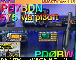 PD0BW: 2020-07-05 de PI3DFT