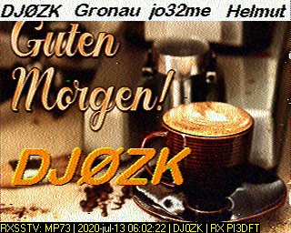DJ0ZK: 2020-07-13 de PI3DFT