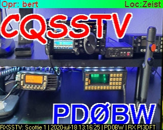 PD0BW: 2020-07-18 de PI3DFT