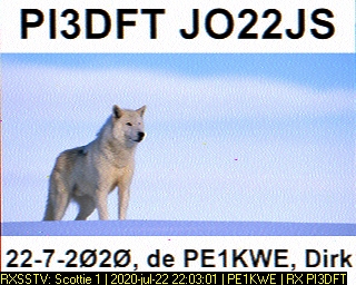 PE1KWE: 2020-07-22 de PI3DFT
