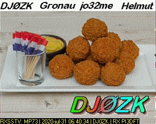DJ0ZK: 2020-07-31 de PI3DFT