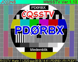 PD0RBX: 2020-08-08 de PI3DFT