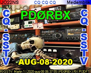PD0RBX: 2020-08-08 de PI3DFT
