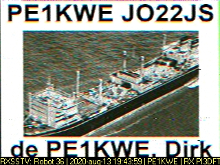 PE1KWE: 2020-08-13 de PI3DFT