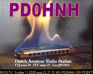 PD0HNH: 2020-08-22 de PI3DFT