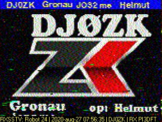 DJ0ZK: 2020-08-27 de PI3DFT