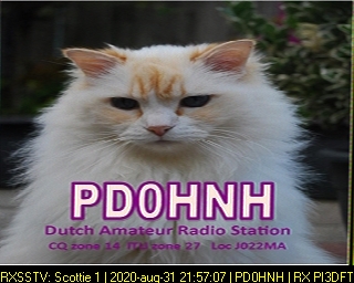 PD0HNH: 2020-08-31 de PI3DFT