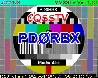 PD0RBX: 2020-09-14 de PI3DFT