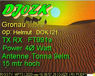 DJ0ZK: 2020-09-16 de PI3DFT