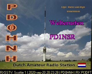 PD0HNH: 2020-09-20 de PI3DFT