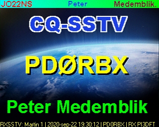 PD0RBX: 2020-09-22 de PI3DFT