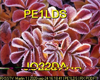 PE1LDS: 2020-09-24 de PI3DFT