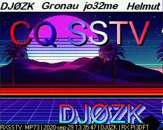 DJ0ZK: 2020-09-29 de PI3DFT