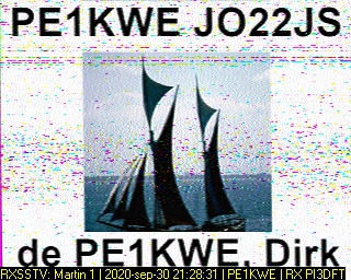 PE1KWE: 2020-09-30 de PI3DFT