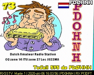 PD0HNH: 2020-10-06 de PI3DFT