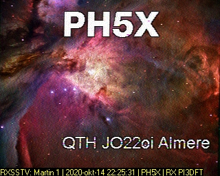 PH5X: 2020-10-14 de PI3DFT