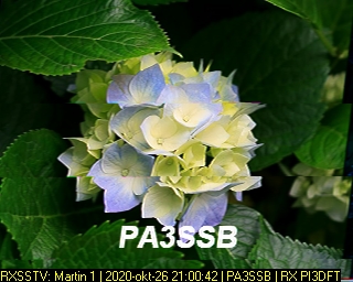 PA3SSB: 2020-10-26 de PI3DFT