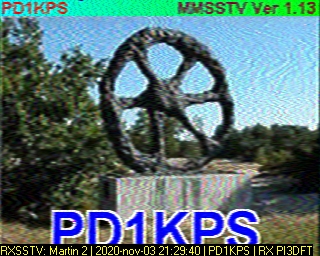 PD1KPS: 2020-11-03 de PI3DFT