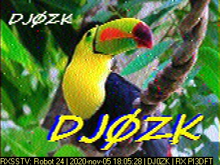 DJ0ZK: 2020-11-05 de PI3DFT