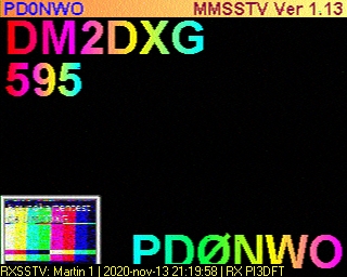 PD0NWO: 2020-11-13 de PI3DFT