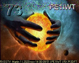 PE1IWT: 2020-11-14 de PI3DFT