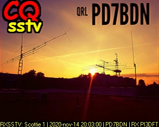 PD7BDN: 2020-11-14 de PI3DFT