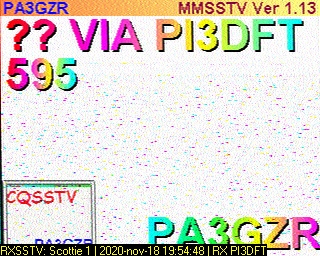PA3GZR: 2020-11-18 de PI3DFT