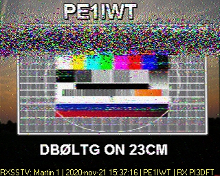 PE1IWT: 2020-11-21 de PI3DFT