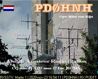 PD0HNH: 2020-11-23 de PI3DFT