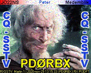 PD0RBX: 2020-11-29 de PI3DFT