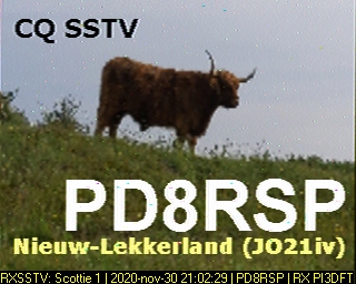 PD8RSP: 2020-11-30 de PI3DFT