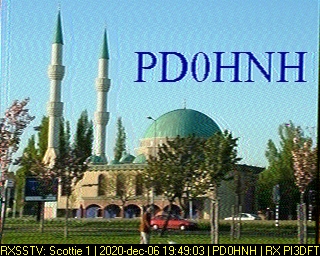 PD0HNH: 2020-12-06 de PI3DFT